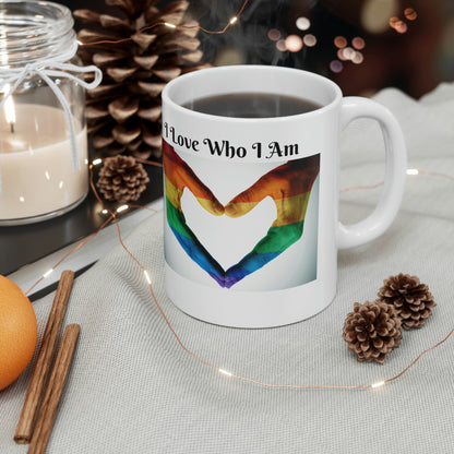 I Love Who I Am Ceramic Mug 11oz