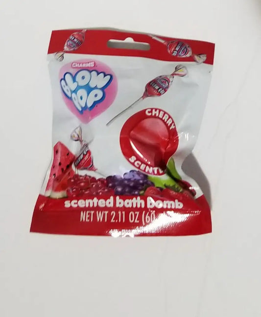 Charms Blow Pop Cherry Scented Bath Bomb - Bath Toys