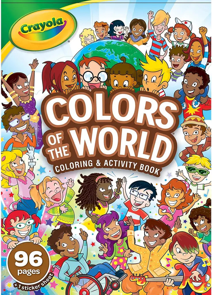 Crayola Colors of the World Coloring & Activity Book (96