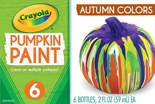 Crayola Pumplin Paint - 6 Autumn Colors - Drawing & Painting
