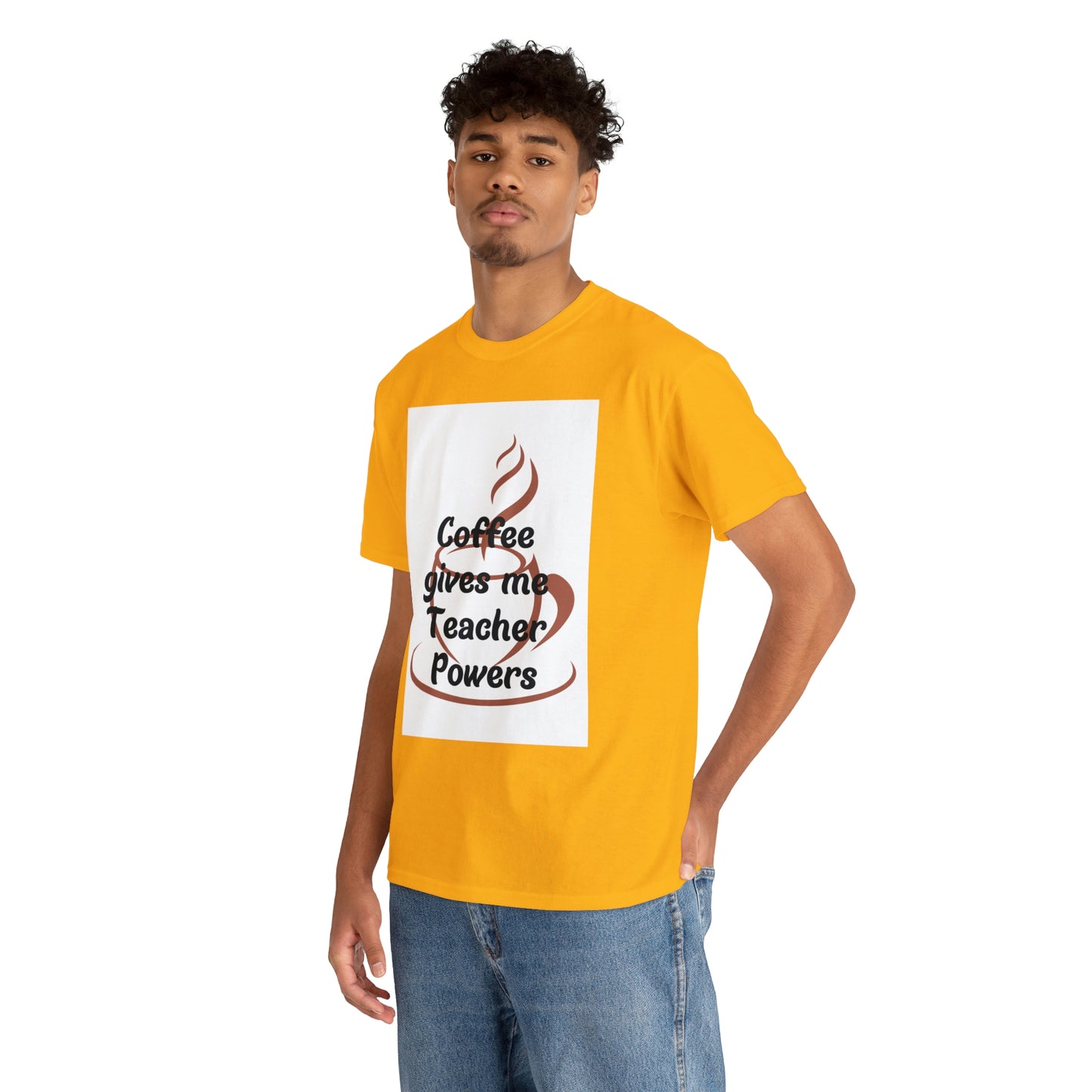 Coffee gives me Teacher Powers T-Shirt