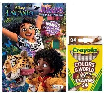 Disney Encanto Coloring & Activity with Crayons Set -