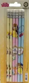 Disney Princess Personalized 6-Pack Pencil - Wooden Pencils