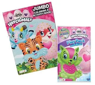 Hatchimals Coloring & Activity Book with Grab & Go Play Pack