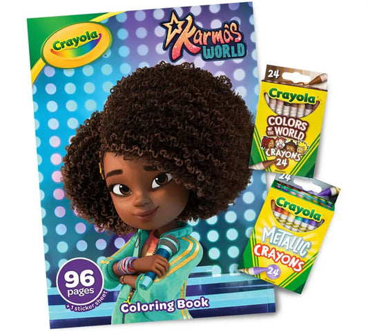 Karma’s World Coloring Book and Crayon Sets - Coloring Books