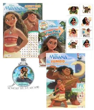 Moana Activity Pack - 5pc Filler Set with Crayons Sticker
