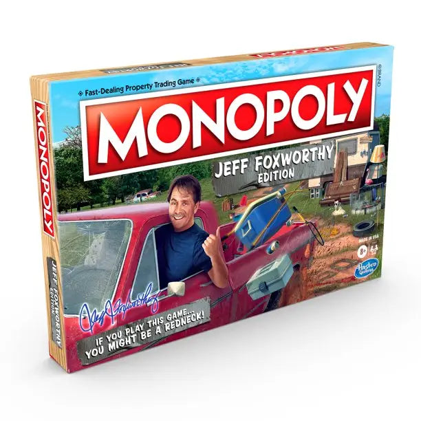 Monopoly: Jeff Foxworthy Edition Board Game for Kids Ages 8