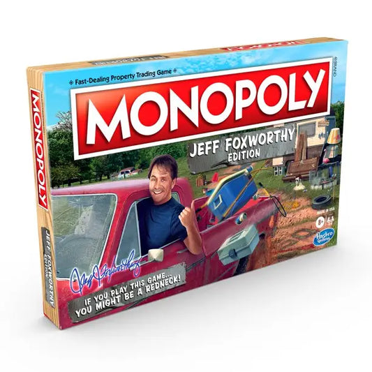 Monopoly: Jeff Foxworthy Edition Board Game for Kids Ages 8