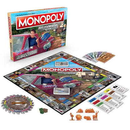 Monopoly: Jeff Foxworthy Edition Board Game for Kids Ages 8