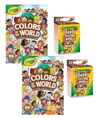 Multicultural Crayola Colors of The World 96 Page Coloring &
