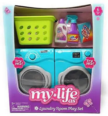 My Life As Laundry Room Play Set 6 Pieces Included - Play