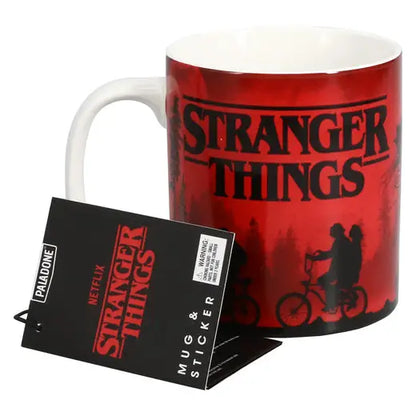 Stranger Things Mug with Sticker - Coffee Mug
